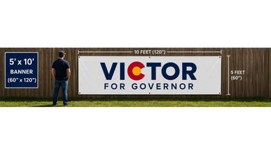 5’ × 10’ Vinyl Banner