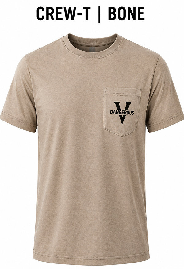 KUIU Dangerous V Crew-T - BONE
